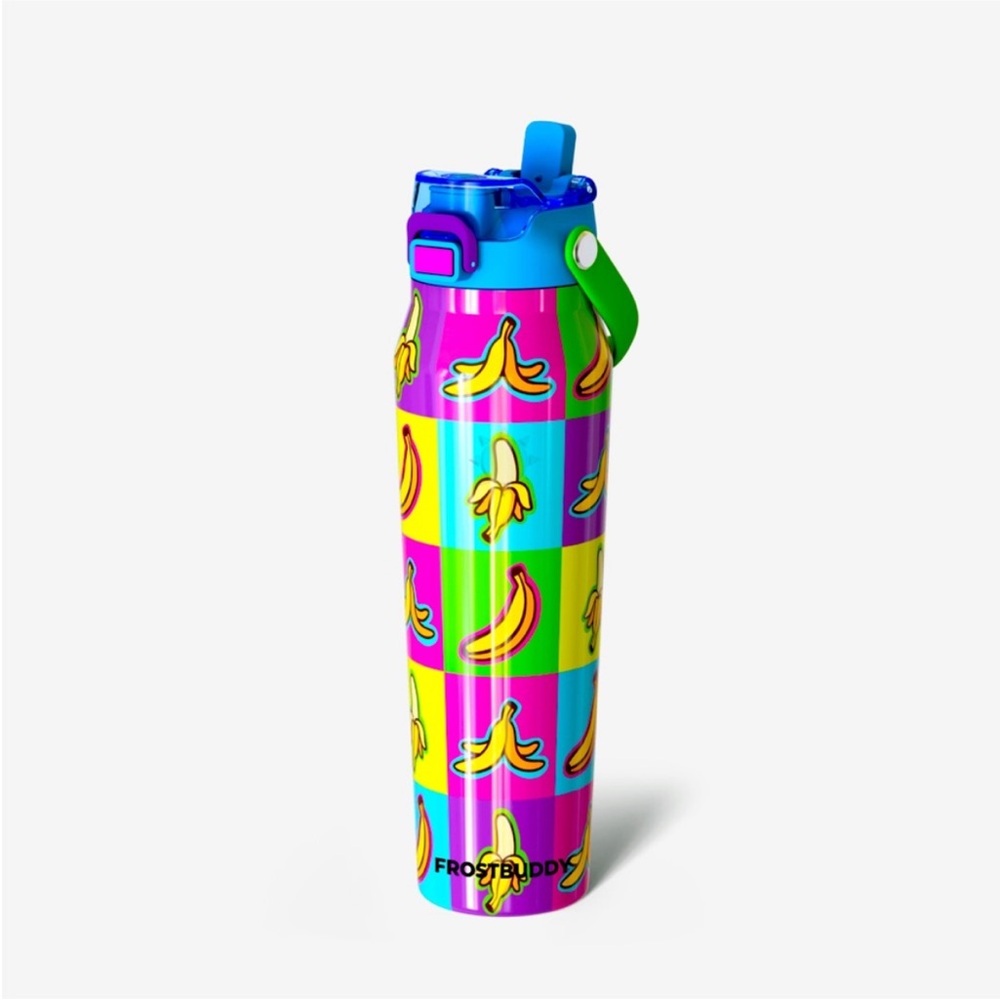 FrostBuddy Go Bananaz Insulated Tumbler Bottle Buddy 24oz PoP ArT LimitedEdit - Picture 15 of 16